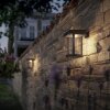 Camill Applique murale Luminaires Philips LED Noir, 1 lumière, Détecteur de mouvement