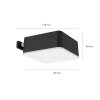 Vynce Applique murale Luminaires Philips LED Noir, 1 lumière