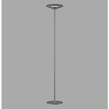 Moon Lampadaire Luminaires Paul Neuhaus LED Argenté, 2 lumières