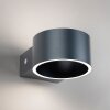 Clipse Applique murale Luminaires Paul Neuhaus LED Gris, 2 lumières