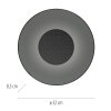 Moon Applique murale Luminaires Paul Neuhaus LED Argenté, 1 lumière