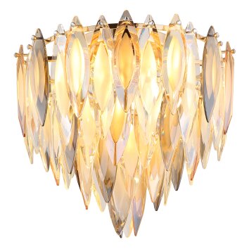 Elinor Plafonnier Luminaires Globo Lighting Or, 5 lumières