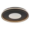 Shirley Plafonnier Luminaires Globo Lighting LED Noir, 1 lumière, Télécommandes