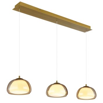 Avila Suspension Luminaires Globo Lighting LED Or, 1 lumière, Télécommandes