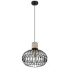 Dorthy Suspension Luminaires Globo Lighting Gris, Noir, 1 lumière