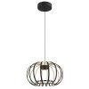 Ribbon Suspension Luminaires Globo Lighting LED Noir, 1 lumière