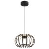 Ribbon Suspension Luminaires Globo Lighting LED Noir, 1 lumière