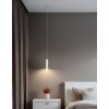 Pelo Suspension Luminaires Globo Lighting LED Blanc, 1 lumière