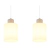 Trent Suspension Luminaires Globo Lighting Sable, 4 lumières