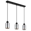 Alonso Suspension Luminaires Globo Lighting Noir, 3 lumières
