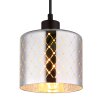 Alonso Suspension Luminaires Globo Lighting Noir, 1 lumière