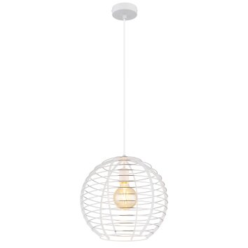 Nesa Suspension Luminaires Globo Lighting Blanc, 1 lumière