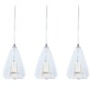 Vera Suspension Luminaires Globo Lighting Blanc, 3 lumières