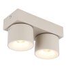 Rae Plafonnier Luminaires Globo Lighting LED Sable, 2 lumières