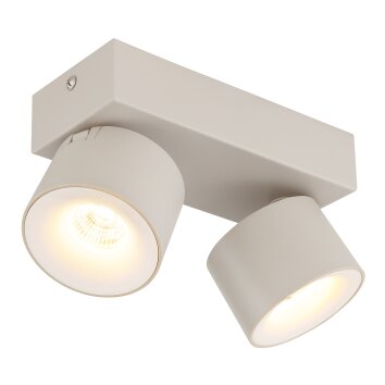 Rae Plafonnier Luminaires Globo Lighting LED Sable, 2 lumières