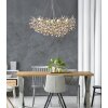 Queena Lustre Luminaires Globo Lighting Argenté, 10 lumières