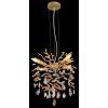Queena Lustre Luminaires Globo Lighting Or, 4 lumières