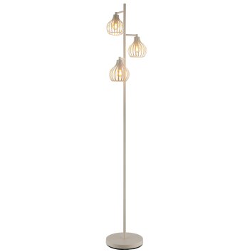 Mateo Lampadaire Luminaires Globo Lighting Crème, 3 lumières