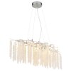 Laverne Lustre Luminaires Globo Lighting Chrome, 9 lumières