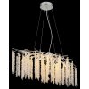 Laverne Lustre Luminaires Globo Lighting Chrome, 9 lumières