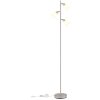 Trent Lampadaire Luminaires Globo Lighting Chrome, Sable, 3 lumières
