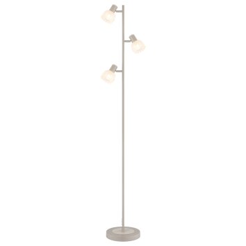 Planta Lampadaire Luminaires Globo Lighting Couleur bois, Sable, 3 lumières