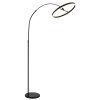 Jerrold Lampadaire Luminaires Globo Lighting LED Noir, 1 lumière