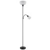 Hinton Lampadaire Luminaires Globo Lighting Noir, 1 lumière