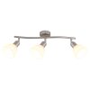Malte Plafonnier Luminaires Globo Lighting Nickel mat, 3 lumières