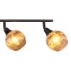 Frosta Plafonnier Luminaires Globo Lighting Chrome, Noir, 4 lumières