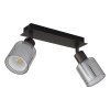 Villegas Plafonnier Luminaires Globo Lighting Noir, 2 lumières
