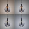 Infinity Suspension Luminaires Paul Neuhaus LED Gris, 1 lumière, Télécommandes