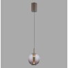 Infinity Suspension Luminaires Paul Neuhaus LED Bronze, 1 lumière, Télécommandes