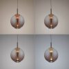 Infinity Suspension Luminaires Paul Neuhaus LED Bronze, 1 lumière, Télécommandes