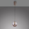 Infinity Suspension Luminaires Paul Neuhaus LED Bronze, 1 lumière, Télécommandes