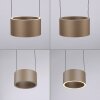 Clipse Suspension Luminaires Paul Neuhaus LED Bronze, 2 lumières, Télécommandes