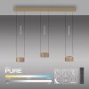 Clipse Suspension Luminaires Paul Neuhaus LED Bronze, 6 lumières, Télécommandes