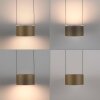 Clipse Suspension Luminaires Paul Neuhaus LED Bronze, 6 lumières, Télécommandes