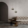 Rings Suspension Luminaires Paul Neuhaus LED Noir, Transparent, 1 lumière, Télécommandes
