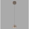 Rings Suspension Luminaires Paul Neuhaus LED Bronze, Chrome, 1 lumière, Télécommandes