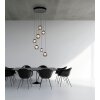 Popup Suspension Luminaires Paul Neuhaus LED Gris, 7 lumières, Télécommandes