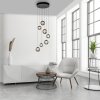 Popup Suspension Luminaires Paul Neuhaus LED Gris, 7 lumières, Télécommandes