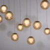 Popup Suspension Luminaires Paul Neuhaus LED Bronze, 19 lumières, Télécommandes