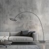 Loop-Bow Lampadaire Luminaires Paul Neuhaus LED Noir, 2 lumières