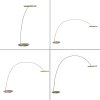 Loop-Bow Lampadaire, Lampadaires arc Luminaires Paul Neuhaus LED Bronze, 2 lumières