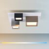 Manhattan Plafonnier Luminaires Paul Neuhaus LED Gris, 1 lumière, Télécommandes