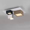Manhattan Plafonnier Luminaires Paul Neuhaus LED Gris, 1 lumière, Télécommandes