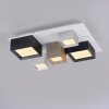 Manhattan Plafonnier Luminaires Paul Neuhaus LED Gris, 1 lumière, Télécommandes