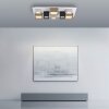 Manhattan Plafonnier Luminaires Paul Neuhaus LED Gris, 1 lumière, Télécommandes