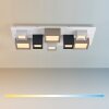Manhattan Plafonnier Luminaires Paul Neuhaus LED Gris, 1 lumière, Télécommandes